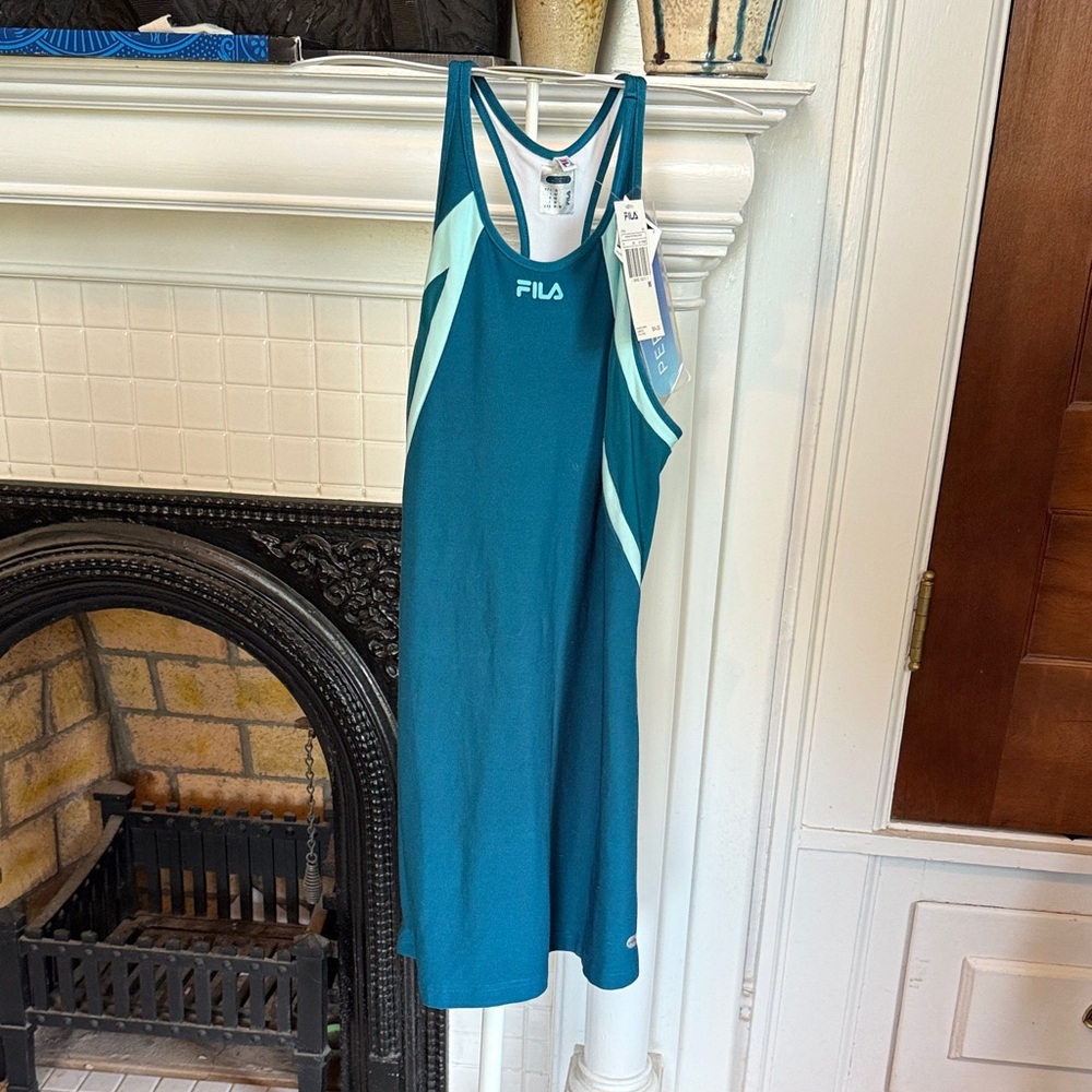 Fila Teal and White tennis dress. NWT . Retail‎ 64